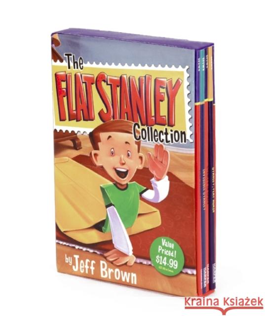 The Flat Stanley Collection Box Set: Flat Stanley, Invisible Stanley, Stanley in Space, and Stanley, Flat Again! Jeff Brown Macky Pamintuan 9780061802478 HarperCollins - książka