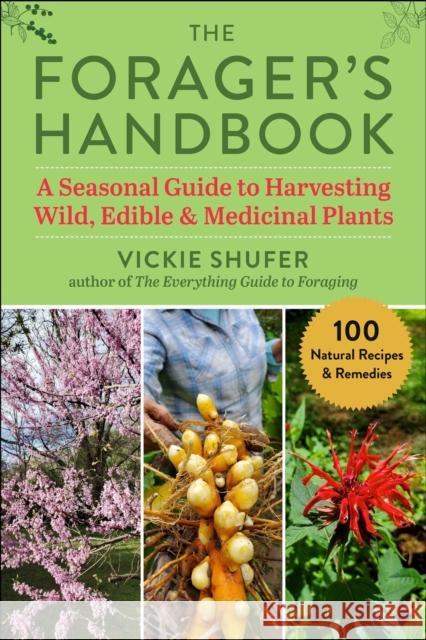 The Forager's Handbook: A Seasonal Guide to Harvesting Wild, Edible & Medicinal Plants Vickie Shufer 9781510767867 Skyhorse Publishing - książka