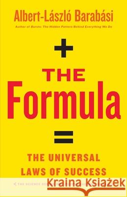 The Formula Barabasi, Albert-Laszlo 9780316526470 Little, Brown and Company - książka
