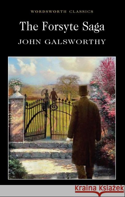 The Forsyte Saga Galsworthy John 9781840224382 Wordsworth Editions Ltd - książka