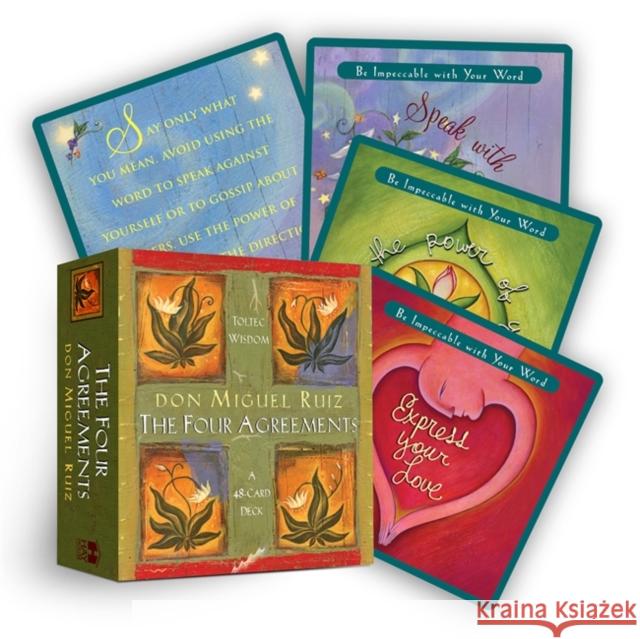 The Four Agreements Cards Don Jose Ruiz 9781561708772 Hay House Inc - książka