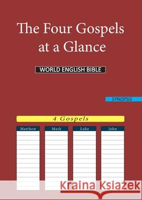 The Four Gospels at a Glance: World English Bible World English Bible Web Konstantin Reimer 9783752607208 Books on Demand - książka