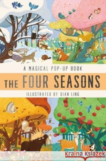 The Four Seasons: A Magical Pop-Up Carousel  9781912944873 NQ Publishers - książka