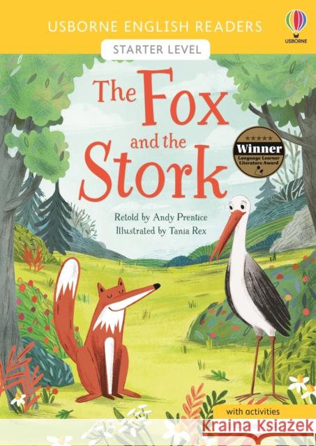 The Fox and the Stork ANDY PRENTICE 9781801312578 Usborne Publishing Ltd - książka