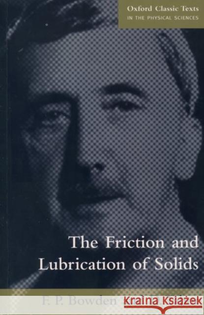 The Friction and Lubrication of Solids  Bowden 9780198507772  - książka