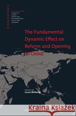 The Fundamental Dynamic Effect on Reform and Opening in China SHAO Binhong 9789004417175 Brill - książka