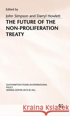 The Future of the Non-Proliferation Treaty  9780333618578 PALGRAVE MACMILLAN - książka