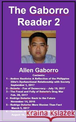 The Gaborro Reader - 2 Allen Gaborro Tatay Jobo Elize 9781977510280 Createspace Independent Publishing Platform - książka
