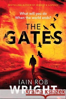 The Gates - LARGE PRINT Iain Rob Wright 9781913523213 Ulcerated Press - książka