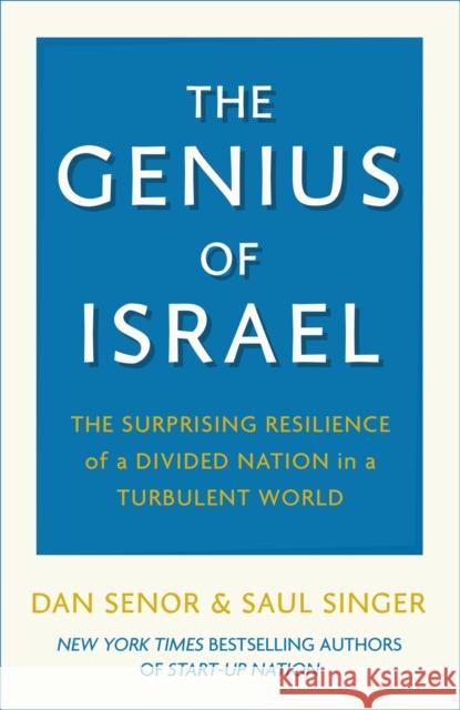The Genius of Israel Saul Singer 9781408720257 Little, Brown Book Group - książka