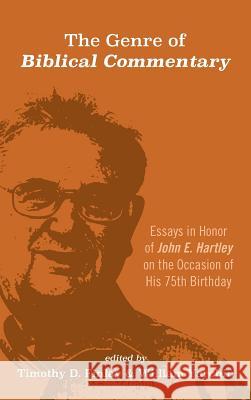 The Genre of Biblical Commentary Timothy D Finlay, William Yarchin 9781498279901 Pickwick Publications - książka