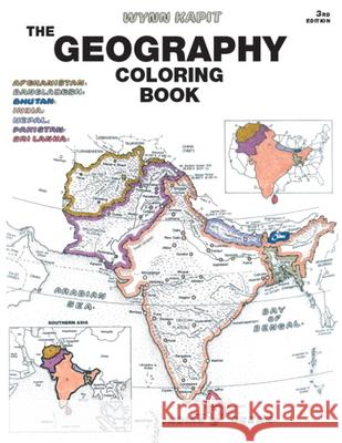 The Geography Coloring Book Kapit, Wynn 9780131014725 Prentice Hall - książka