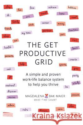The Get Productive Grid: A Simple and Proven Work-Life Balance System to Help You Thrive Magdalena Bak-Maier, Carlos Vieira, Victoria Woodhall 9780993525209 Magdalena Bak-Maier Make Time Count - książka