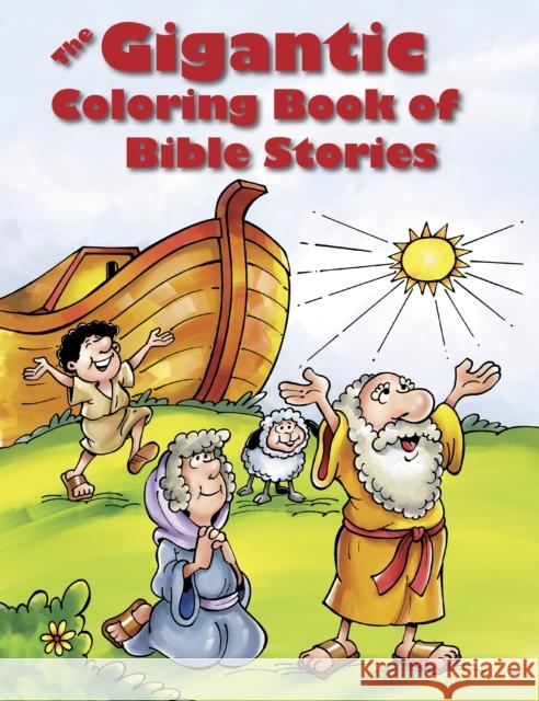 The Gigantic Coloring Book of Bible Stories Tyndale 9781414394985 Tyndale House Publishers - książka