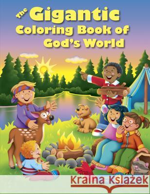 The Gigantic Coloring Book of God's World Tyndale 9781414394992 Tyndale House Publishers - książka