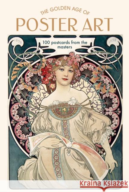 The Golden Age of Poster Art: 100 postcards from the masters  9781923049642 Smith Street Books - książka