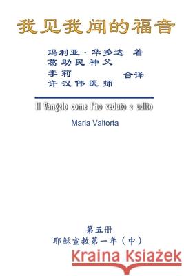 The Gospel As Revealed to Me (Vol 5) - Simplified Chinese Edition: 我见我闻的福音（第五册：耶稣宣教Ļ Maria Valtorta, Hon-Wai Hui, 许汉伟 9781625035264 Ehgbooks - książka