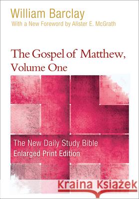 The Gospel of Matthew, Volume One Barclay, William 9780664265205 Westminster John Knox Press - książka