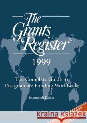 The Grants Register 1999 Ruth Austin 9781349264957 Palgrave MacMillan - książka