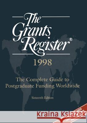 The Grants Register(r) 1998 Austin, Ruth 9781349138890 Palgrave MacMillan - książka