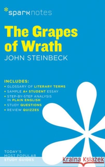 The Grapes of Wrath SparkNotes Literature Guide SparkNotes 9781411469556 Spark - książka