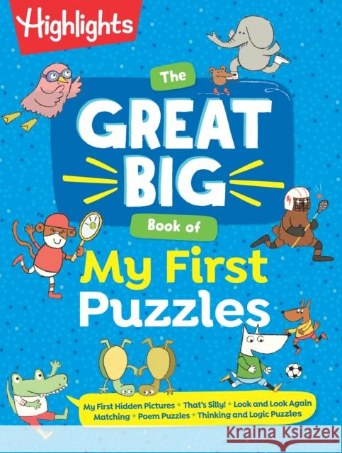 The Great Big Book of My First Puzzles Highlights 9781644728734 Highlights Press - książka