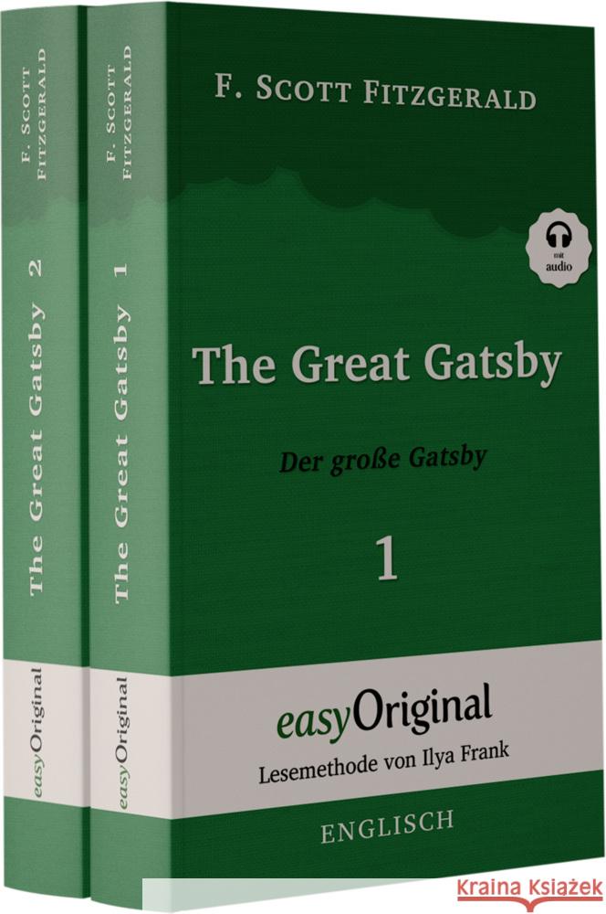 The Great Gatsby / Der große Gatsby - 2 Teile (mit kostenlosem Audio-Download-Link), 2 Teile Fitzgerald, F. Scott 9783991125679 EasyOriginal - książka