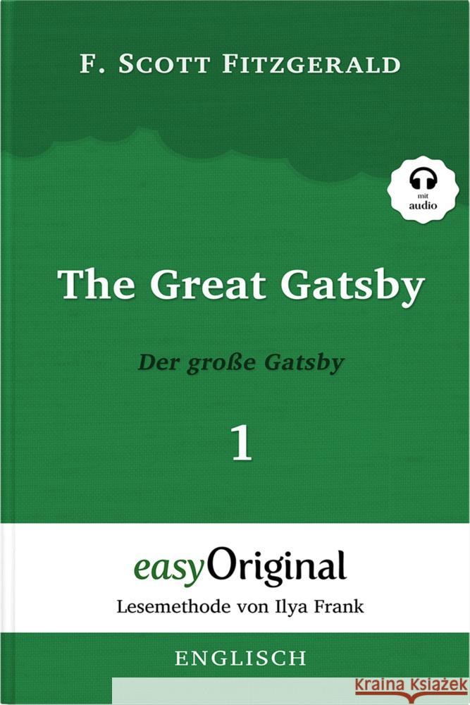 The Great Gatsby / Der große Gatsby - Teil 1 (mit kostenlosem Audio-Download-Link) Fitzgerald, F. Scott 9783991125358 EasyOriginal - książka