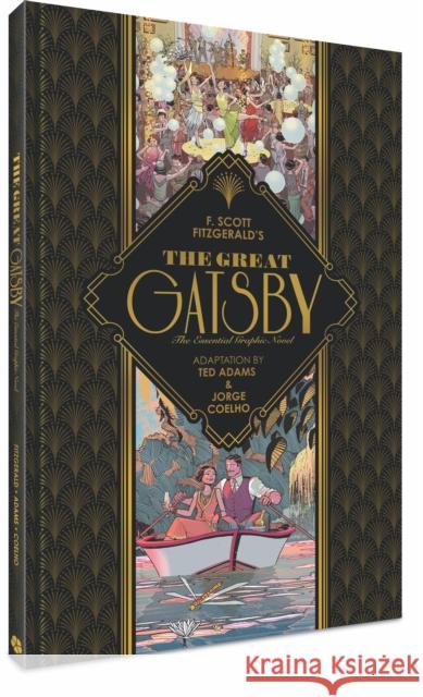The Great Gatsby: The Essential Graphic Novel F. Scott Fitzgerald Ted Adams Robbie Robbins 9781951038748 Clover Press, LLC - książka