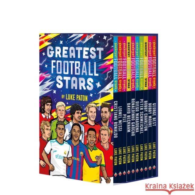 The Greatest Football Stars 10 Book Collection Luke Paton 9781802635355 Sweet Cherry Publishing - książka