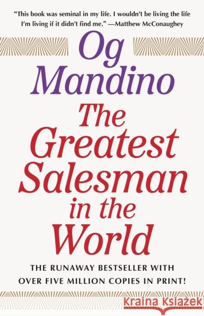 The Greatest Salesman in the World Og Mandino 9780593976746 Bantam - książka