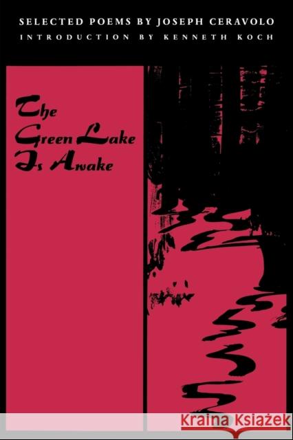 The Green Lake Is Awake Joseph Ceravolo David Shapioe Ron Padgett 9781566890212 Coffee House Press - książka