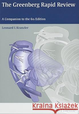 The Greenberg Rapid Review: A Companion to the 6th Edition Kranzler 9781604061956 Thieme Medical Publishers - książka