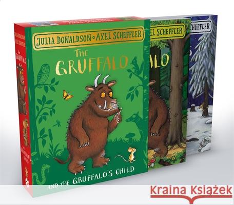 The Gruffalo and the Gruffalo's Child Board Book Gift Slipcase Julia Donaldson 9781035050802 Pan Macmillan - książka