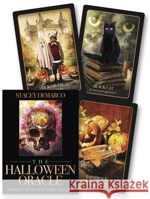 The Halloween Oracle: Lifting the Veil Between the Worlds Every Night Stacey DeMarco Jimmy Manton 9780738744957 Llewellyn Publications - książka