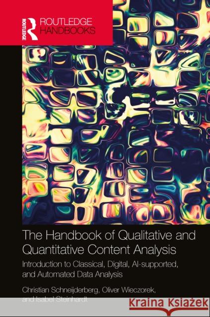 The Handbook of Qualitative and Quantitative Content Analysis Isabel Steinhardt 9781032803135 Routledge - książka