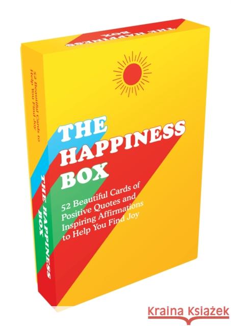 The Happiness Box: 52 Beautiful Cards to Help You Find Joy Summersdale Publishers 9781800074415 SUMMERSDALE - książka