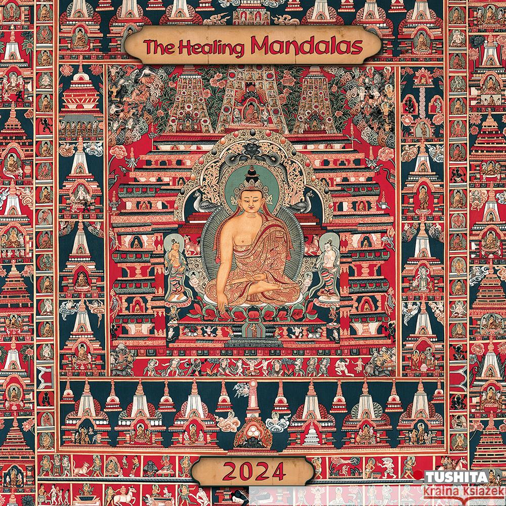The Healing Mandalas 2024  9783959292122 Tushita - książka