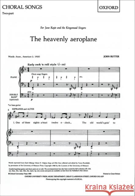 The heavenly aeroplane  9780193415140 Oxford University Press - książka