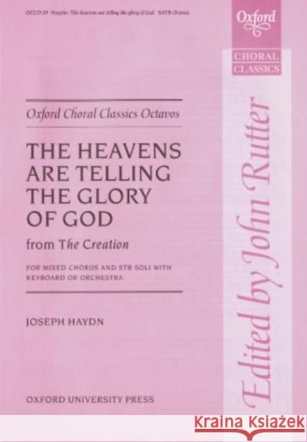 The heavens are telling (from The Creation)  9780193418035 Oxford University Press - książka