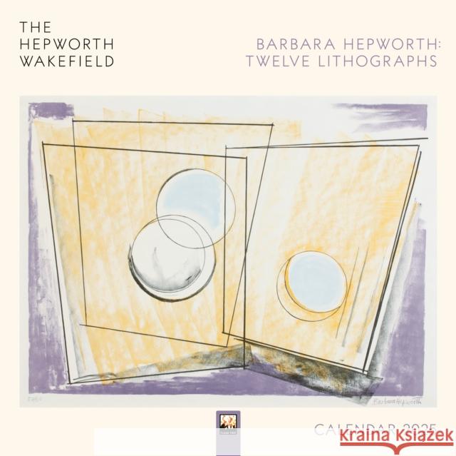 The Hepworth Wakefield: Barbara Hepworth: Twelve Lithographs Wall Calendar 2025 (Art Calendar) Flame Tree Studio 9781835620830 Flame Tree Publishing - książka