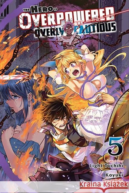 The Hero Is Overpowered But Overly Cautious, Vol. 5 (manga) Light Tuchihi 9781975362850 Little, Brown & Company - książka