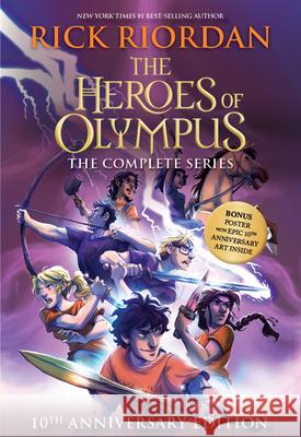 The Heroes of Olympus Set [With Poster] Riordan, Rick 9781368053099 Disney-Hyperion - książka