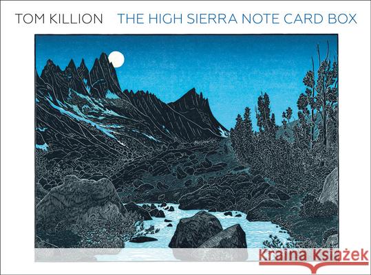 The High Sierra Note Card Box Killion 9781597143677 Heyday Books - książka