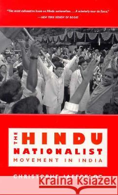 The Hindu Nationalist Movement in India Christoph Jaffrelot 9780231103350 Columbia University Press - książka