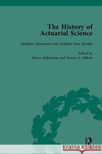 The History of Actuarial Science  9781851961436 Pickering & Chatto (Publishers) Ltd - książka