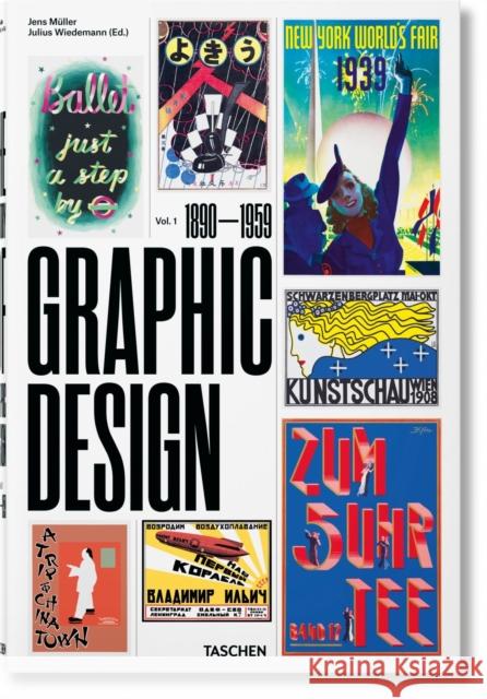 The History of Graphic Design: 1890-1959  9783836563079 Taschen GmbH - książka