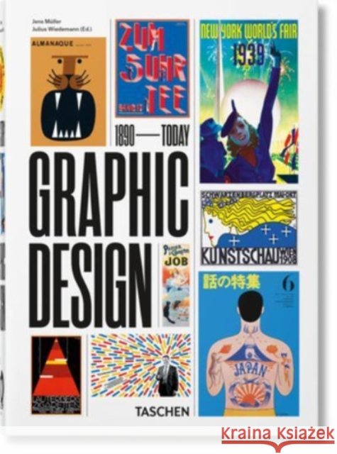 The History of Graphic Design. 45th Ed. Jens Muller 9783836588065 Taschen GmbH - książka