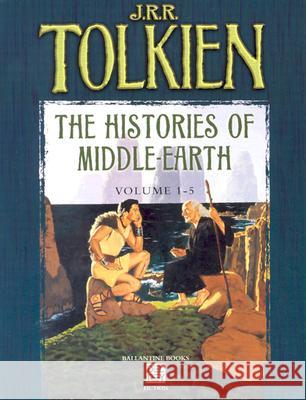 The History of Middle-Earth 5-Book Boxed Set: The Book of Lost Tales 1, the Book of Lost Tales 2, the Lays of Beleriand, the Shaping of Middle-Earth, Tolkien, J. R. R. 9780345466457 Del Rey Books - książka