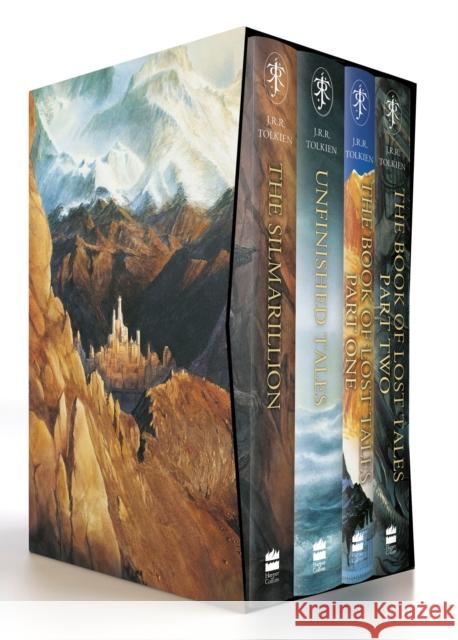 The History of Middle-earth (Boxed Set 1): The Silmarillion, Unfinished Tales, the Book of Lost Tales, Part One & Part Two Christopher Tolkien 9780008663162 HarperCollins Publishers - książka